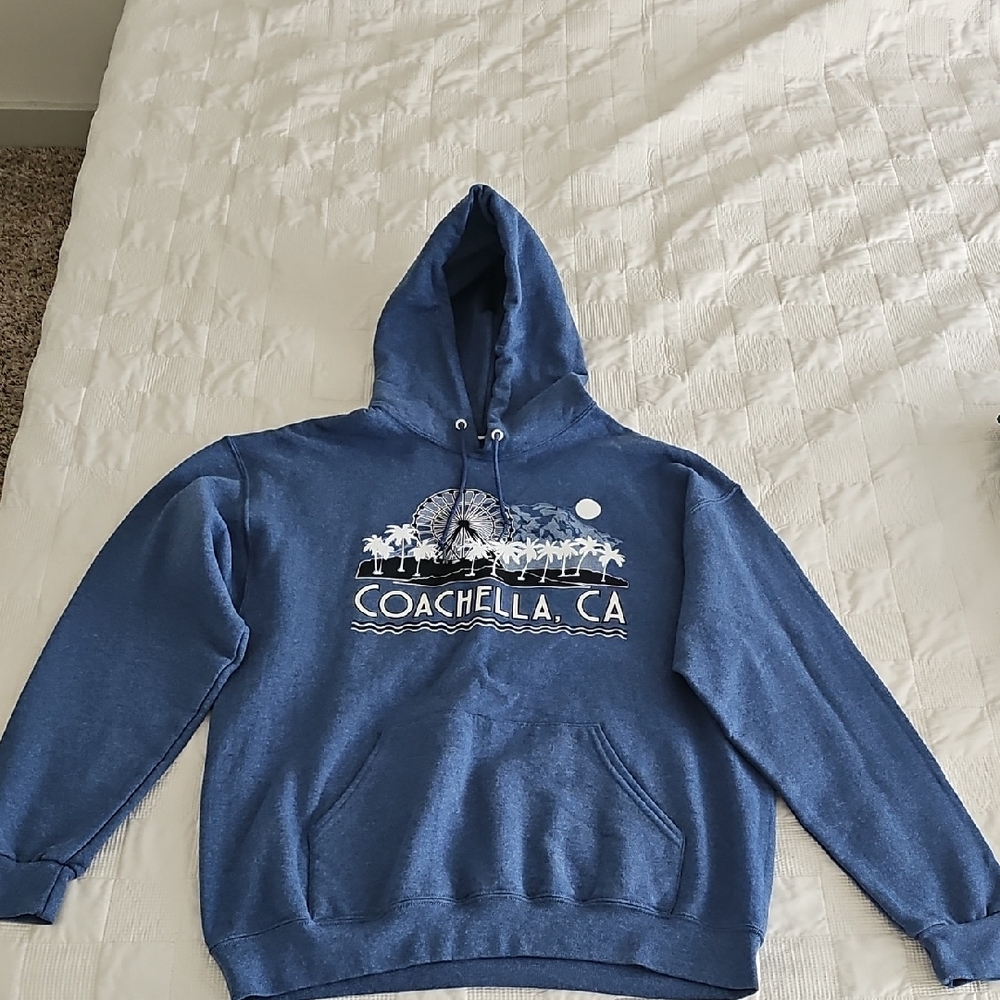 Blue Coachella CA Hoodie